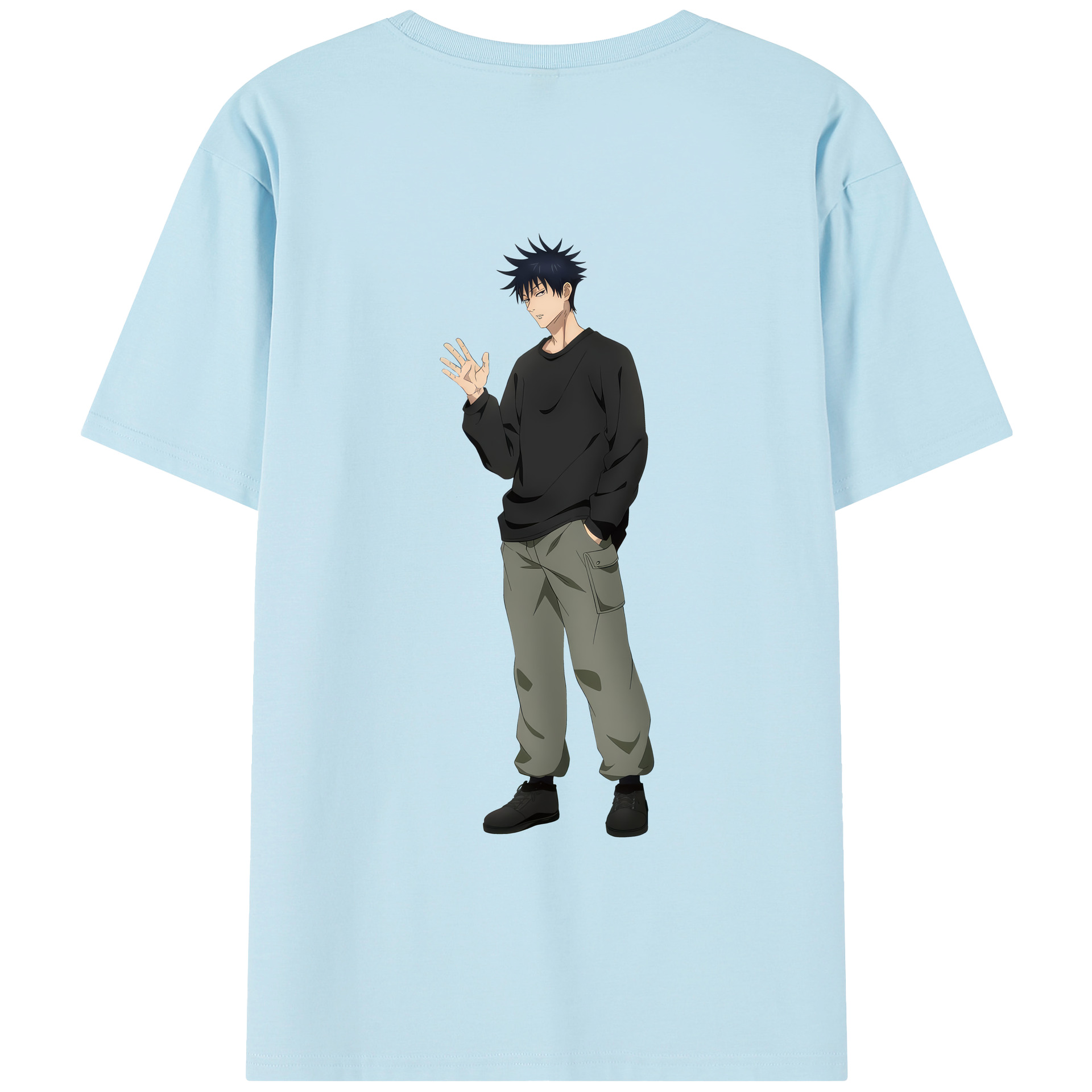 （画像用） 呪術廻戦 Jujutsu Kaisen 綿100％半袖Tシャツ（背面プリント）